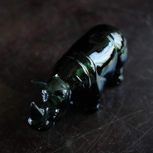 Rhino Glass Bottle