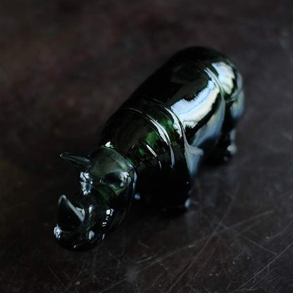 Rhino Glass Bottle