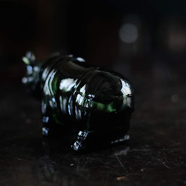 Rhino Glass Bottle