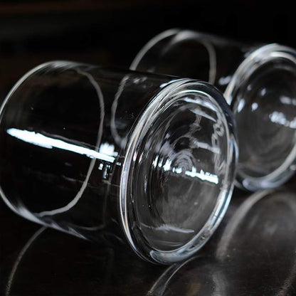 Round glass aquarium φ17.7cm