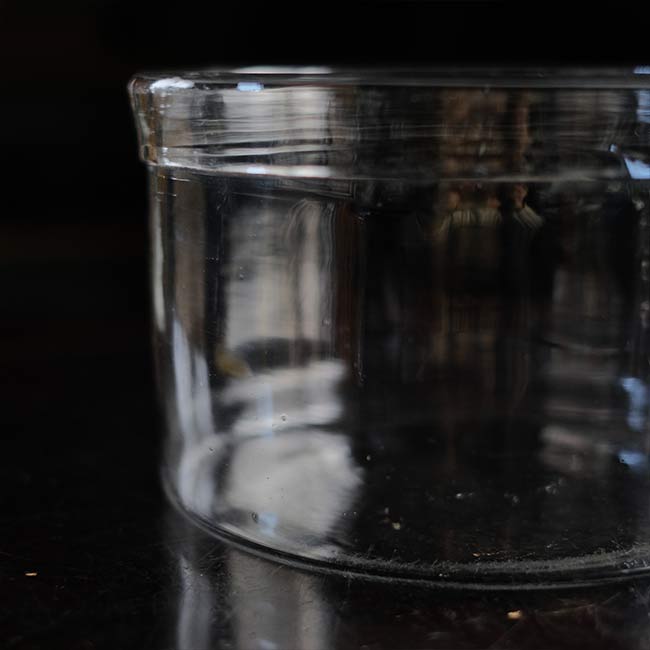 Round glass aquarium φ21.5cm