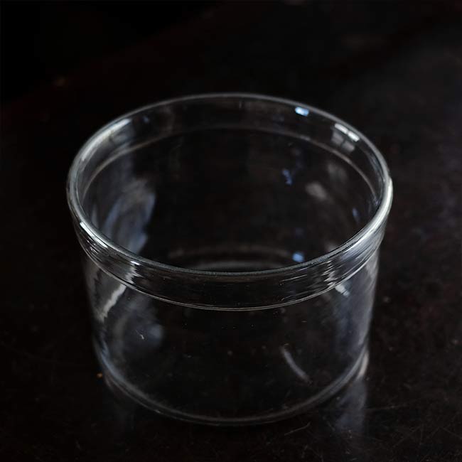 Round glass aquarium φ21.5cm