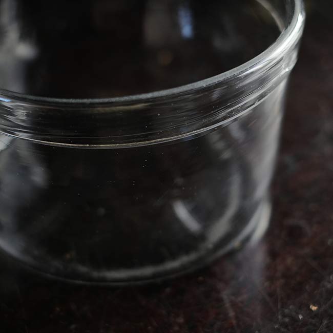 Round glass aquarium φ21.5cm