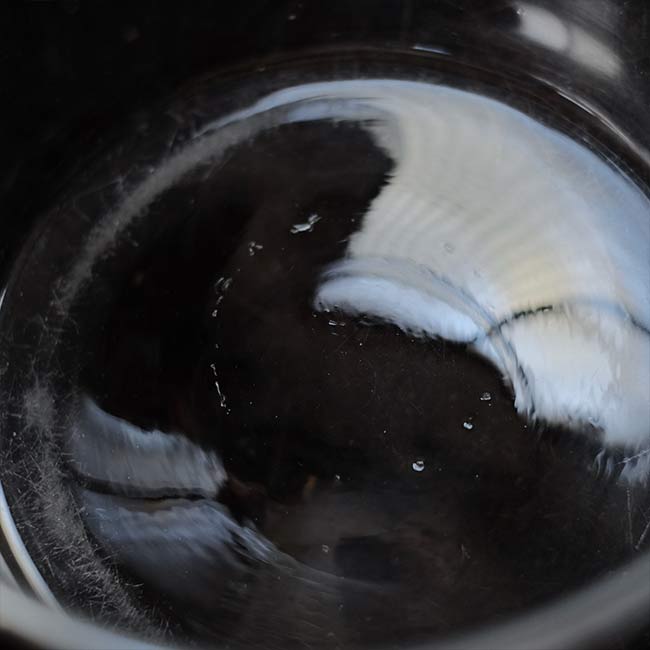 Round glass aquarium φ21.5cm
