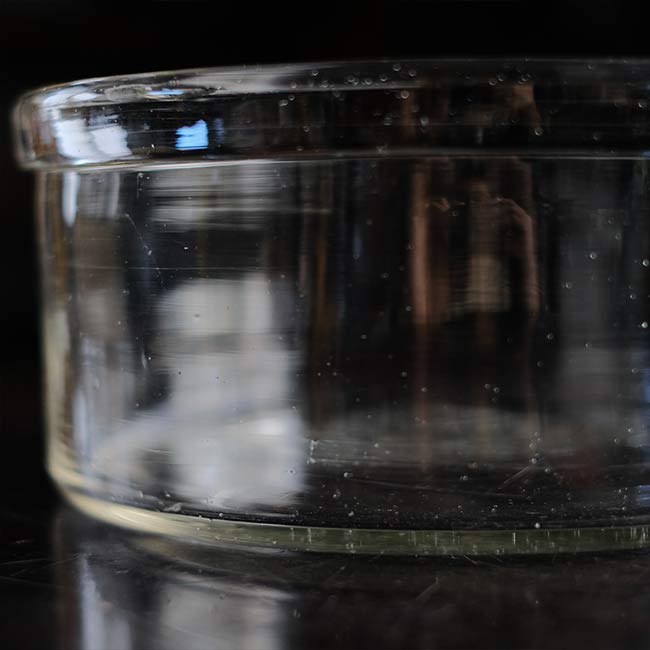 丸いガラスの水槽 φ25.5cm