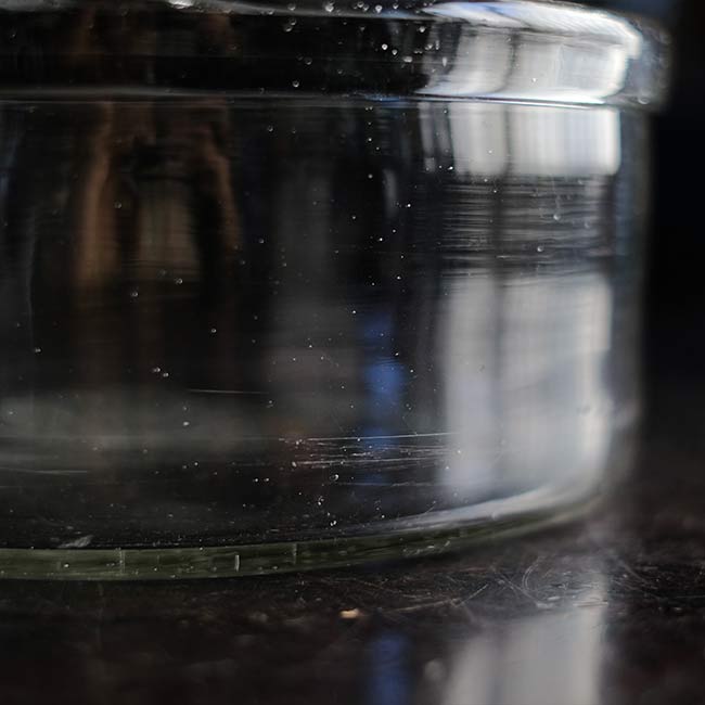丸いガラスの水槽 φ25.5cm
