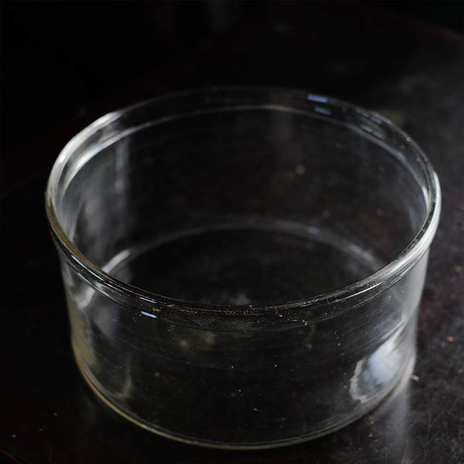 Round glass aquarium φ31cm