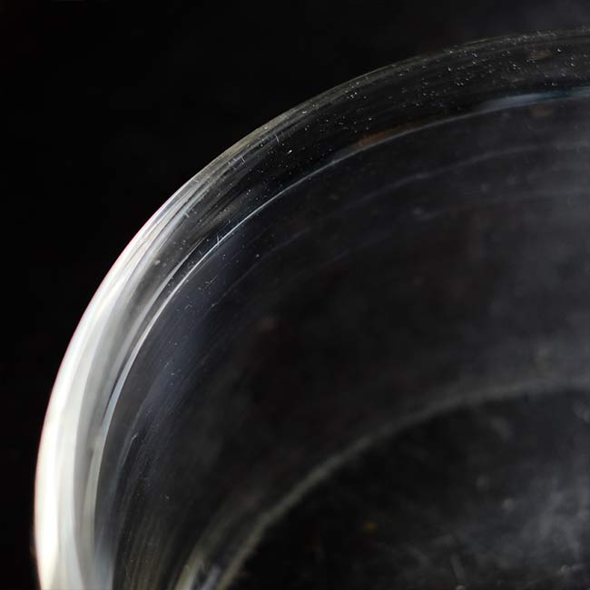 Round glass aquarium φ31cm