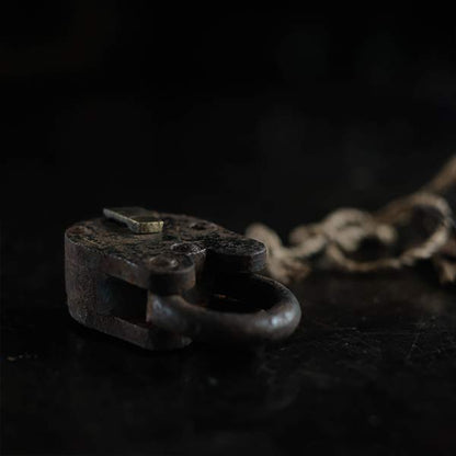 Rusty padlock