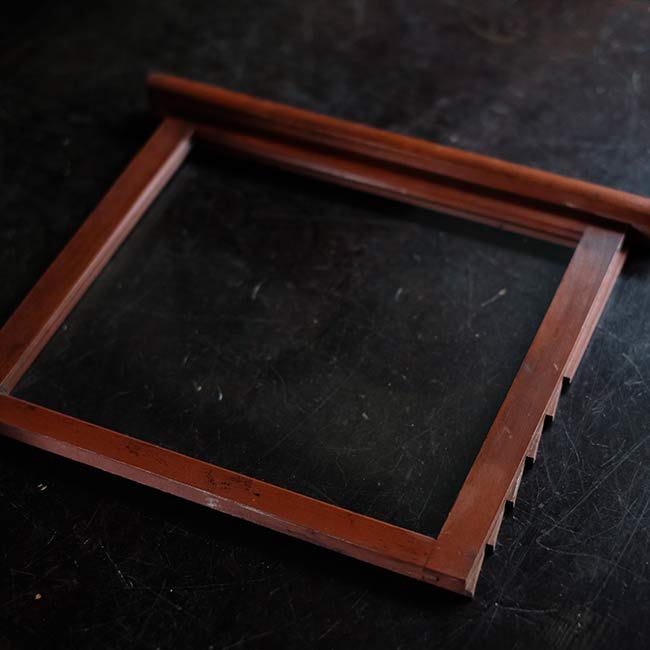 Glass case for scales