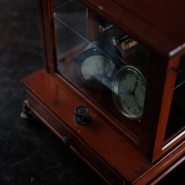 Glass case for scales