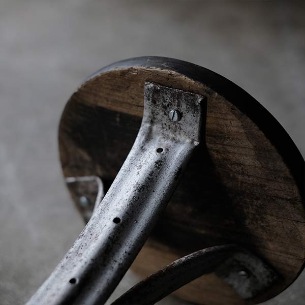 Stool made from recycled materials
