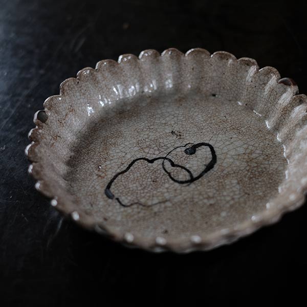 Mino Iron Painting 6-inch Plate
