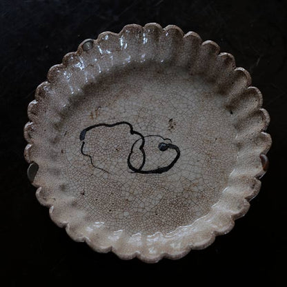 Mino Iron Painting 6-inch Plate