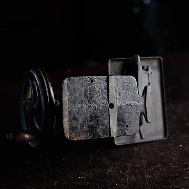 Rusty sewing machine