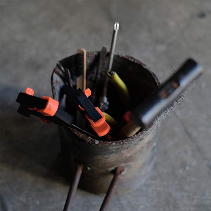 Pouring hot water for casting