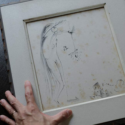 マジックペン画「目玉のおばけ」