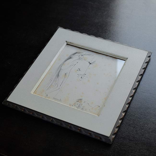 マジックペン画「目玉のおばけ」