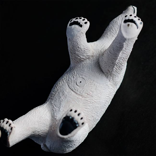 シロクマの人形