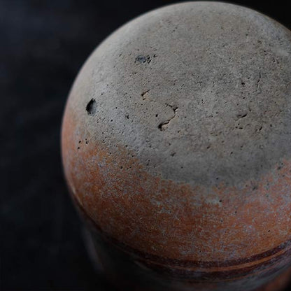 Central America deep pot with colored patterns