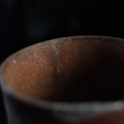 Central America deep pot with colored patterns