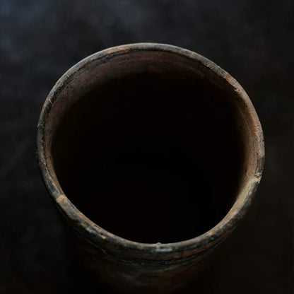 Central America deep pot with colored patterns