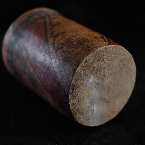 Central America deep pot with colored patterns