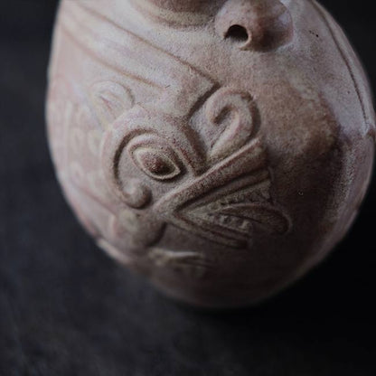 南米土器 カメレオン壺