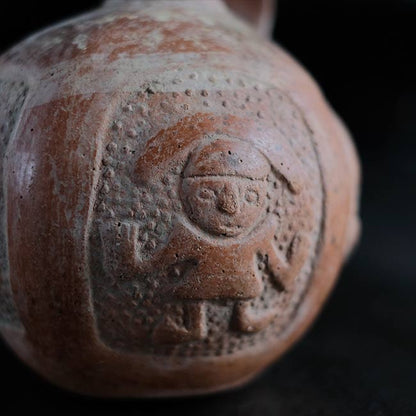 南米土器 人面壺