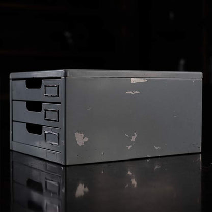 スチール製引き出し（A4、3段）