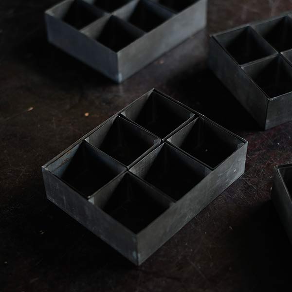 Tin parts storage