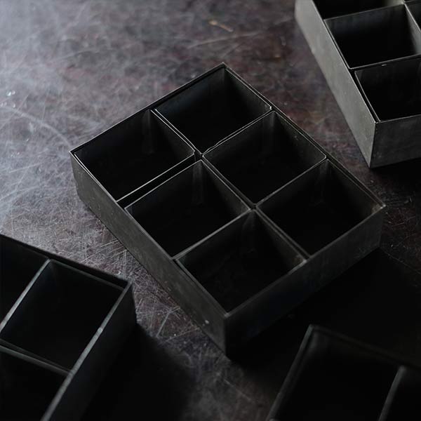 Tin parts storage