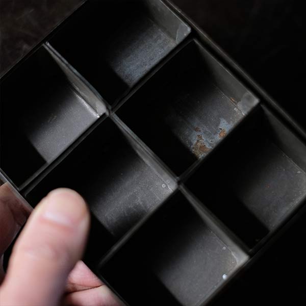 Tin parts storage