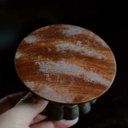 Candy-shaped candle holder