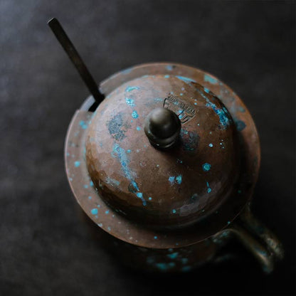 Copper sugar pot