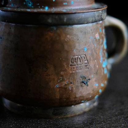 Copper sugar pot
