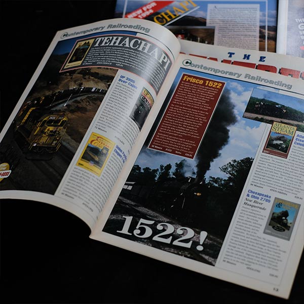 RAILROAD PRESS, RAILFAN, PENTREX, TRAINS, RAIL NEWS 19 volumes in total