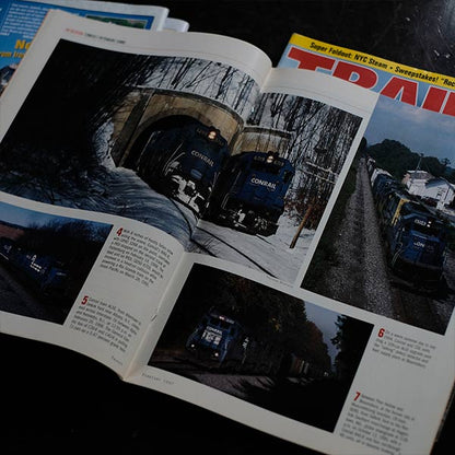 RAILROAD PRESS, RAILFAN, PENTREX, TRAINS, RAIL NEWS 19 volumes in total