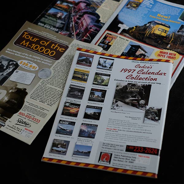 RAILROAD PRESS, RAILFAN, PENTREX, TRAINS, RAIL NEWS 19 volumes in total