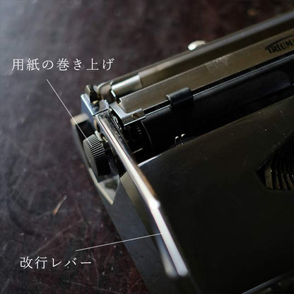 TRIUMPH Tippa S タイプライター インクリボン交換済み
