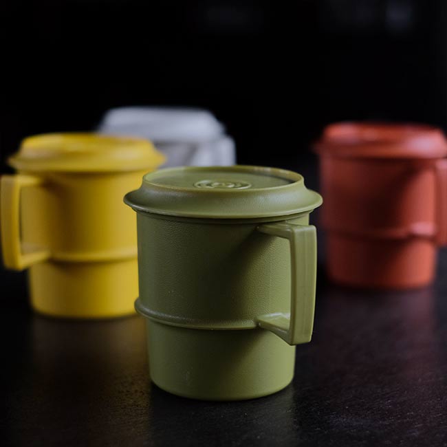 TUPPERWARE タッパーウェア 蓋付きカップセット
