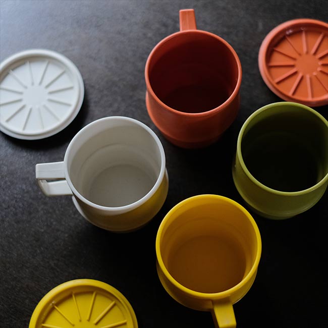 TUPPERWARE タッパーウェア 蓋付きカップセット