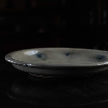 Horse-eye stone plate