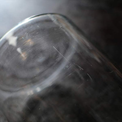 Long, thin plum wine bottle