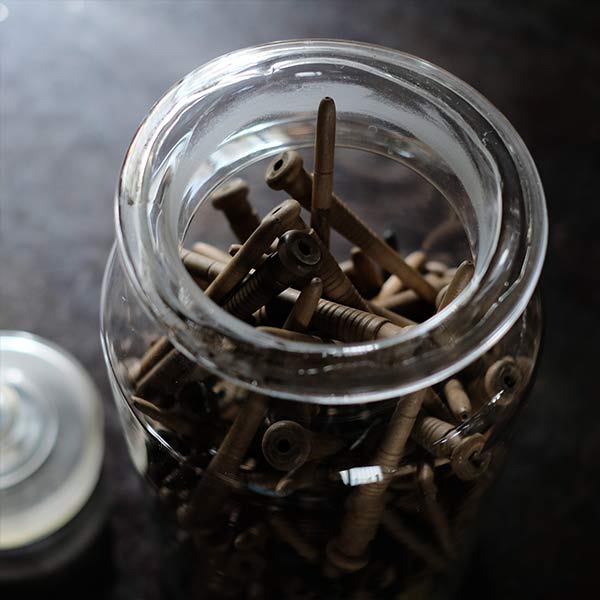 Long, thin plum wine bottle