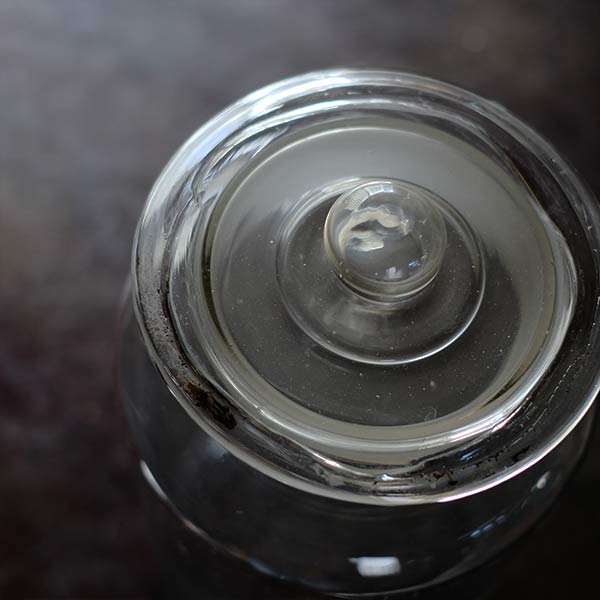 Long, thin plum wine bottle