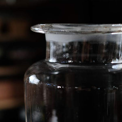 Long, thin plum wine bottle