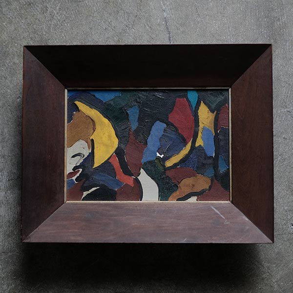 油彩画「無題」