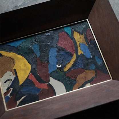 油彩画「無題」