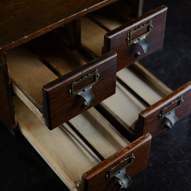 USA wooden file storage
